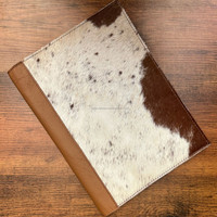 Nouveau cahier à couverture souple en cuir de vachette planificateur personnalisé en gros affaires promotionnelles de haute qualité en cuir véritable journal couvertures de livre