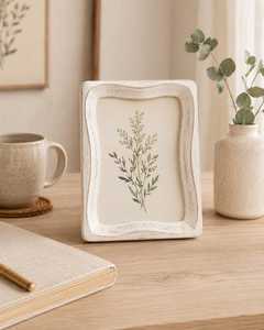 Cadre photo de table en bois naturel de qualité supérieure, écologique, fait main, décoratif, pour mariage, anniversaire, souvenirs de famille, maison - Product Image 2