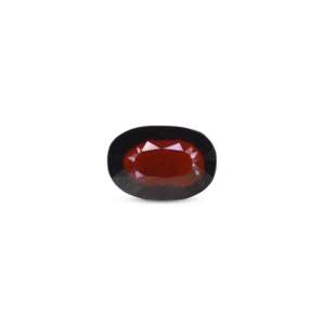 Handcrafted 6.8 Carat Natural Hessonite Gomed Oval Cut Loose Gemstone for Fine Jewelry - Product Image 1