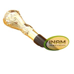 Bâton de marche en bois de créateur de qualité vintage avec belle poignée en laiton/cannes de marche en bois avec poignée en laiton - Product Image 1