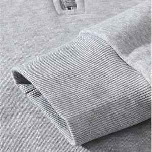 Sudadera con Capucha de Invierno para Hombre, 100% Algodón Sólido, Bordada, Resistente al Viento, de Alta Calidad, Diseño Único, con Cierre de Cremallera de un Cuarto - Product Image 2