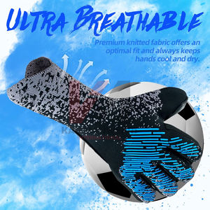 Gants de gardien de but professionnels avec paume en latex premium, absorption des chocs et adhérence pour l'entraînement et les matchs de football. - Product Image 4