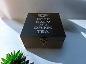 Boîte en bois imprimée, boîte de rangement minimaliste, boîte en bois imprimée pour l'emballage de produits, boîte de rangement pour la vente en gros - Product Image 3