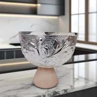 Portavelas de Madera Mandala Cortado con Láser, Hecho a Mano, Ecológico, Duradero, de Alta Calidad, Bandeja Decorativa, Opciones Personalizables