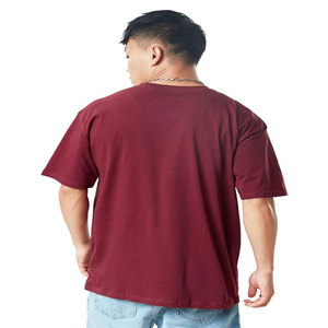เสื้อยืดแขนสั้นผ้าฝ้ายเนื้อหนาสำหรับเด็ก ทรงหลวม สีพื้น สไตล์ลำลอง ใส่ได้หลากหลายแบบ แขนเสื้อแบบเปิดไหล่ - Product Image 3