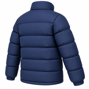 High Quality Men Puffer Jacket Quilted Winter Coat Stand Collar Padded Jacket Solid <b>Colour</b> Custom Men Streetwear Puffer Jacket - Product Image 4