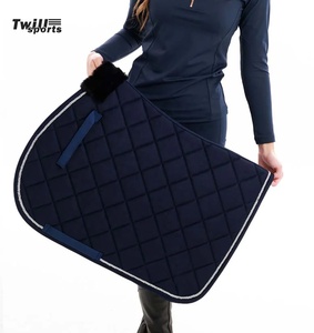Bonita almohadilla de sillín de salto con estampado GP DR, manta de sillín de Doma con perla, equipo ecuestre equino para carreras de caballos - Product Image 4