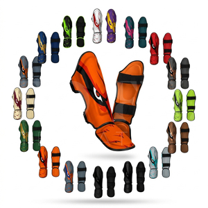 Espinilleras de Entrenamiento y Sparring para Muay Thai, para Adultos y Niños, Equipo Deportivo para Exteriores, Kickboxing, MMA, Protección para Pies - Product Image 1