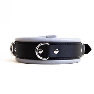 ปลอกคอหนังบุฟองน้ำพร้อมสายจูง - อุปกรณ์ BDSM - Product Image 6