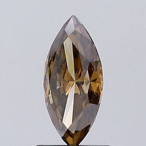 Diamante Cultivado en Laboratorio de 1.06 Ct, Corte Marquesa, Color Marrón Fantasía, Claridad VVS2 - Product Image 2