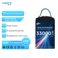 Batterie Li-ion rechargeable semi-solide de haute qualité XINGTO 12S 33000mah 320Wh/kg certifiée CE LiNiMnCoO2 pour drone UAV