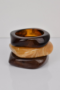 Ensemble de bracelets en résine pour femmes, style romantique, bijoux de mariage, faits à la main, couleur et taille personnalisables, mode indienne - Product Image 6