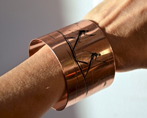 Handcrafted Wide Hammered <b>Copper</b> Cuff Statement Open Bangle Artisan Jewelry Rustic Elegant <b>Gift</b> for - Product Image 4