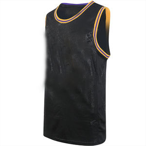 Maillot de basketball unisexe personnalisé avec logo, nouvelle collection, haute qualité, grandes tailles, hauts tendance fendus, respirant, imprimé, anti-UV - Product Image 3