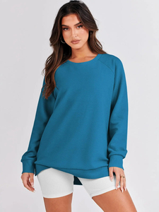 Sudadera Extra Grande de Forro Polar Grueso para Mujer, 100% Algodón, Logotipo Frontal, Alta Calidad, Mangas Largas, Sudaderas con Capucha para Mujer - Product Image 4