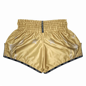 Pantalones Cortos Profesionales Personalizados de Muay Thai con Diseño de Llama, Pantalones Cortos de Boxeo de Satén, Pantalones Cortos de Kickboxing de Ajuste Atlético, OEM, con Abertura Ancha en la Pierna - Product Image 2