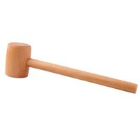 Marteau en bois traditionnel pour le marquage du cuir, la fabrication de bijoux et les activités de production artisanale fine