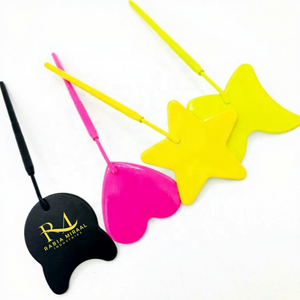 Produit le mieux classé, 4 formes différentes / 3 couleurs de revêtement en poudre différentes, poignée diamantée, miroir pour extensions de cils, logo personnalisé - Product Image 4