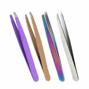 แหนบคิ้วคุณภาพสูง สแตนเลสสตีล ชุดแหนบกำจัดขน - Product Image 2