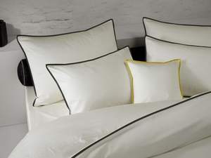 Juego de Ropa de Cama Minimalista de 4 Piezas, 100% Algodón Satén, 300 Hilos, con Funda de Edredón, Funda de Almohada, Inserción de Cinta, Ecológico y Elegante - Product Image 3