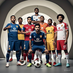 Ensemble de maillots de football personnalisés, kit de football par sublimation, uniforme sportif pour hommes, polyester, séchage rapide, respirant, maillot et short pour équipe - Product Image 2