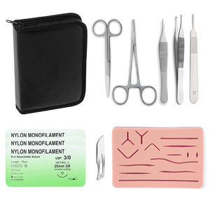 Kit complet de formation à la suture pour les étudiants en médecine Ensemble complet de pratique de la suture avec outils et coussinets Instrument médical - Product Image 3