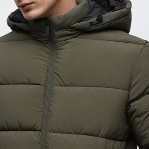 New Arrival Winter Season Men's Puffer <b>Jacket</b> OEM Custom Made Custom Logo Waterproof Breathable Hooded Lightweight - Product Image 6