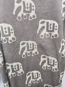 Bata Kimono de Algodón con Estampado de Bloques, Cuello en V, Manga Larga, Secado Rápido, Ligera, para Dama de Honor, Ropa de Dormir de Verano - Product Image 3