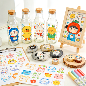 <span class=keywords><strong>Pennarelli</strong></span> <span class=keywords><strong>per</strong></span> <span class=keywords><strong>Tessuti</strong></span> 12/24/36/18/48 Pezzi, Non Tossici, Multicolore, <span class=keywords><strong>Lavabili</strong></span>, Acrilici <span class=keywords><strong>per</strong></span> Scrivere e Disegnare - Product Image 4