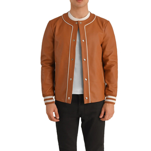 High Quality Custom Men Winter Varsity Jacket Vintage College Style Baseball Letterman <b>Coat</b> Waterproof Breathable Thick - Product Image 1