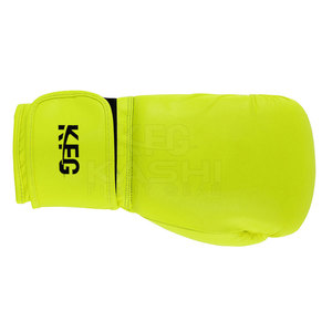 Guantes de Boxeo de Cuero Hechos en Fábrica con Correa de Muñeca Adicional, Transpirables y que Absorben la Humedad, para Entrenamiento Profesional de Kick Boxing - Product Image 6