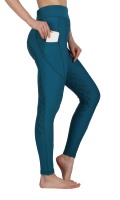 Collants et pantalons d'équitation pour femmes Jodhpurs à enfiler pour femmes Logo personnalisé Matériau en maille