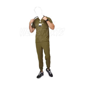Doctor <b>Uniform</b> <b>Scrub</b> Suit Smooth Fabric <b>Scrub</b> Suit Breathable <b>Scrub</b> Suit Comfortable Daily Wear - Product Image 2