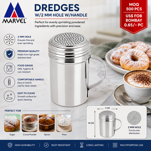 Distributeur d'herbes aromatiques en acier inoxydable avec poignée, durable - Product Image 3
