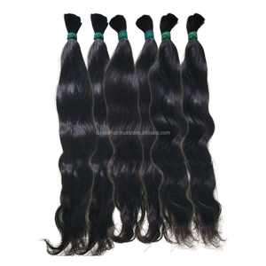 Wholesale <b>Top</b> Grade Premium 100% Human Remy Virgin Hair Extensions Natural Color Indonesian Hair 8"-30" Length <b>Silky</b> Straight - Product Image 1