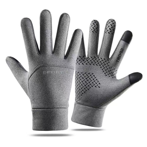 Guantes de Ciclismo Unisex de Piel de Cabra Impermeables y Resistentes al Fuego para Invierno, Deportes al Aire Libre, Esquí, Correr, Motocicleta, Pantalla Táctil, Forro Polar - Product Image 5