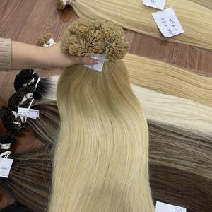 Extensions de cheveux à pointe plate en kératine de qualité supérieure, couleurs européennes, cheveux vietnamiens lisses naturels - Product Image 4