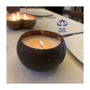 Vela de Cáscara de Coco de Primera Calidad 2026, Cera de Soya de Combustión Limpia para Aromaterapia y Relajación, Aroma Duradero, Artesanía Premium - Product Image 1