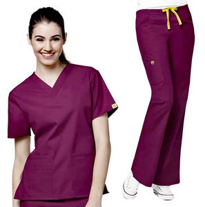 OEM Scrubs Short Sleeve Tops Jogger Pants Sets Medical Hospital Nursing Scrub Uniforms Men <b>Nurse</b> Scrubs Set - Product Image 2