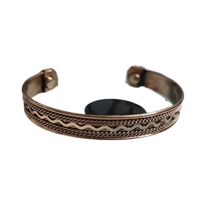 Indian Manufacture Metal Pure <b>Copper</b> <b>Bracelet</b> Healing Meditation Jewelry Adjustable Cuff <b>Bracelet</b> <b>for</b> Men & <b>Women</b> - Product Image 1