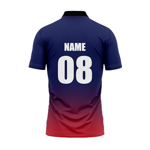 Conjunto de Uniforme de Cricket Personalizado Más Vendido, Impresión de Logotipo y Nombre del Equipo, Camisetas para Adultos, 100% Poliéster, Tela Transpirable, Secado Rápido - Product Image 5