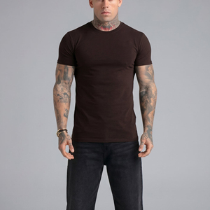 Camisetas para Hombre, Camisetas Extra Grandes de Algodón Grueso, Cuello Redondo, Transpirables, de Manga Corta, de Color Liso - Product Image 3