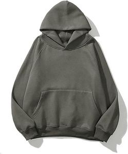 Sweat à capuche velours mi-zippé pour homme, tendance, avec impression de logo personnalisé, 100 % coton, coupe oversize, collection hiver, entièrement personnalisable, style streetwear - Product Image 5