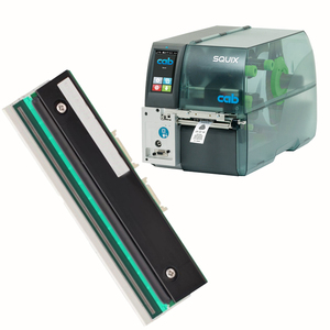 Nuova Testina di Stampa Termica e Nastro <span class=keywords><strong>Zebra</strong></span> per Stampante di Etichette CAB-SQUIX4-300DPI, Larghezza Effettiva 4 Pollici - Product Image 2