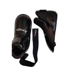 รองเท้าป้องกันเท้า รองเท้าเตะเป้าหมาย หนังสังเคราะห์ Pindot เงา สำหรับศิลปะการต่อสู้ คาราเต้ เทควันโด มวย คิกบ็อกซิ่ง - Product Image 6