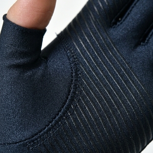 Gants de pêche en néoprène demi-doigts unisexes toutes saisons bleu foncé légers respirants à enfiler - Product Image 6