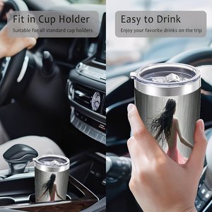 20oz Stainless Steel Tumbler Double Wall Sublimation Ready Blank <b>Cup</b> For Customization - Product Image 4