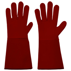 Gants de travail robustes réfléchissants en cuir pleine fleur et croûte de cuir, avec manchette de sécurité pour soudage TIG, antidérapants, ignifuges et résistants à la chaleur - Product Image 5
