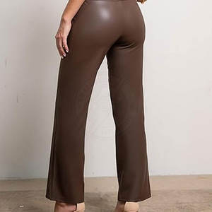 กางเกงหนังสั่งตัดสำหรับผู้หญิง ดีไซน์โดดเด่น ขายดี ผลิตในปากีสถาน - Product Image 6