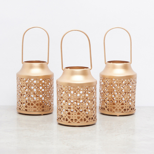 Porte-bougie en métal rustique pour la maison, les mariages, Noël, les fêtes, la décoration de table, les bougies décoratives - Product Image 5